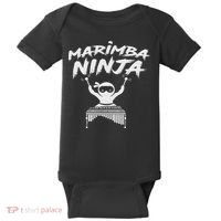 Marimba Ninja Funny Marching Band Percussion Gift Baby Bodysuit thumb 0