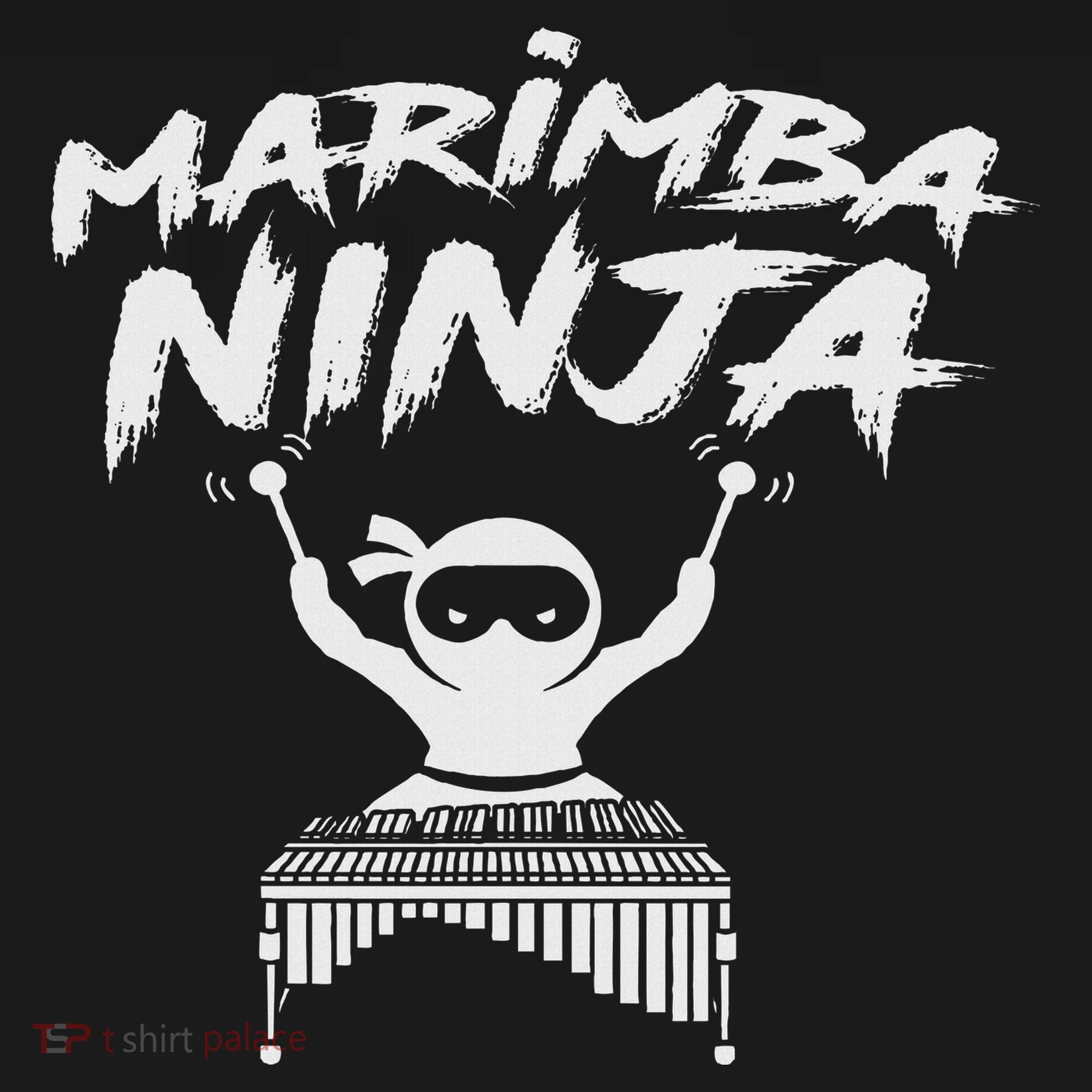 Marimba Ninja Funny Marching Band Percussion Gift Toddler Hoodie