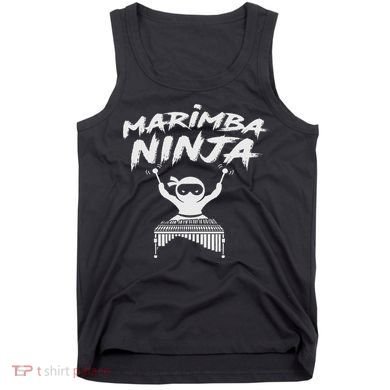 Marimba Ninja Funny Marching Band Percussion Gift Tank Top