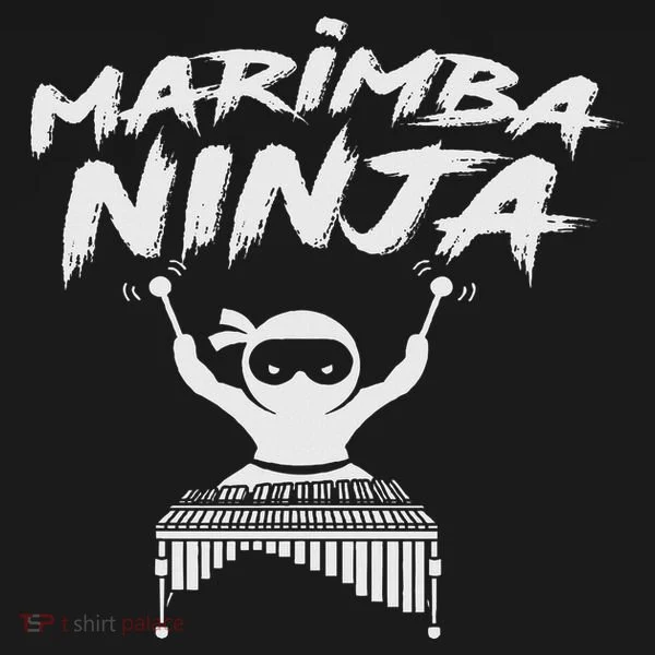 Marimba Ninja Funny Marching Band Percussion Gift Tank Top