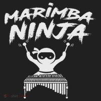 Marimba Ninja Funny Marching Band Percussion Gift Golf Towel thumb 3