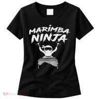 Marimba Ninja Funny Marching Band Percussion Gift Women's T-Shirt thumb 0