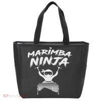 Marimba Ninja Funny Marching Band Percussion Gift Tote Bag thumb 0