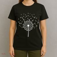 Music Notes  Flower T-Shirt thumb 4