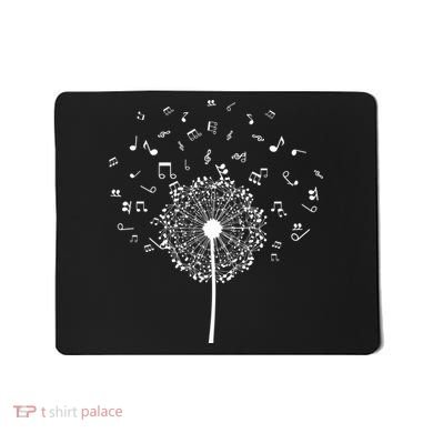 Music Notes  Flower Mousepad