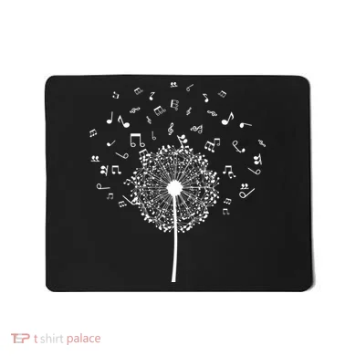 Music Notes  Flower Mousepad