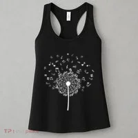Music Notes  Flower Women's Tank Top thumb 3