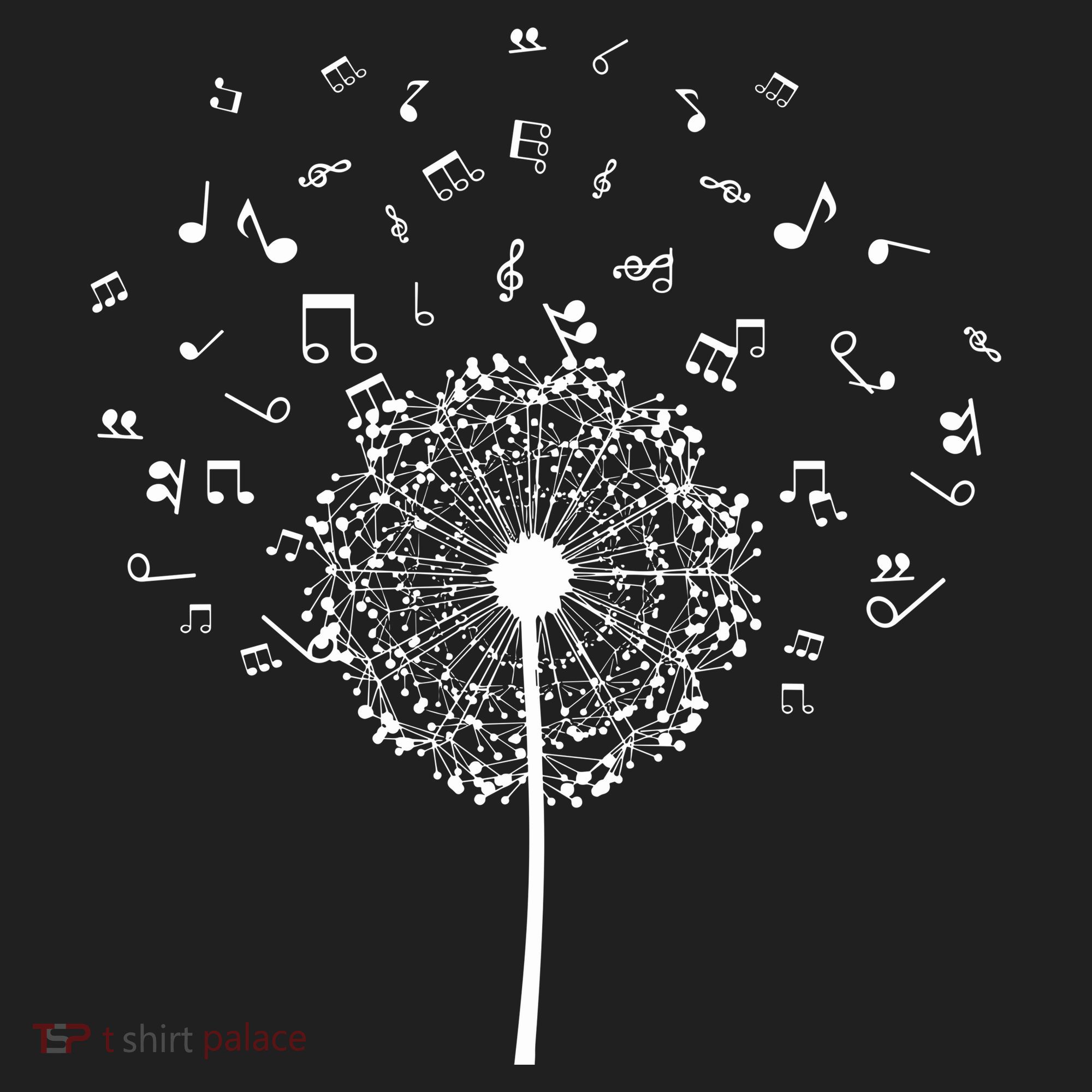 Music Notes  Flower Hat