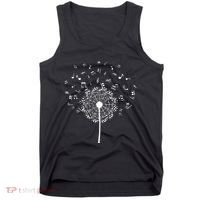 Music Notes  Flower Tank Top thumb 0