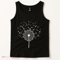Music Notes  Flower Tank Top thumb 2
