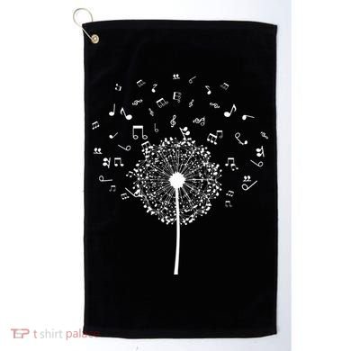 Music Notes  Flower Golf Towel