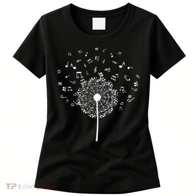 Music Notes  Flower Women's T-Shirt