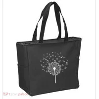 Music Notes  Flower Tote Bag thumb 2