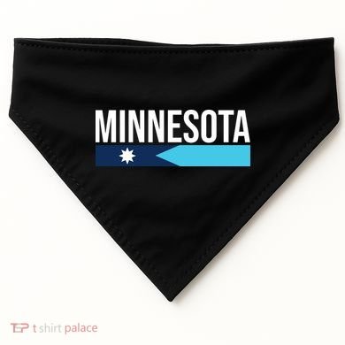 Minnesota New Flag USA-Made Doggie Bandana