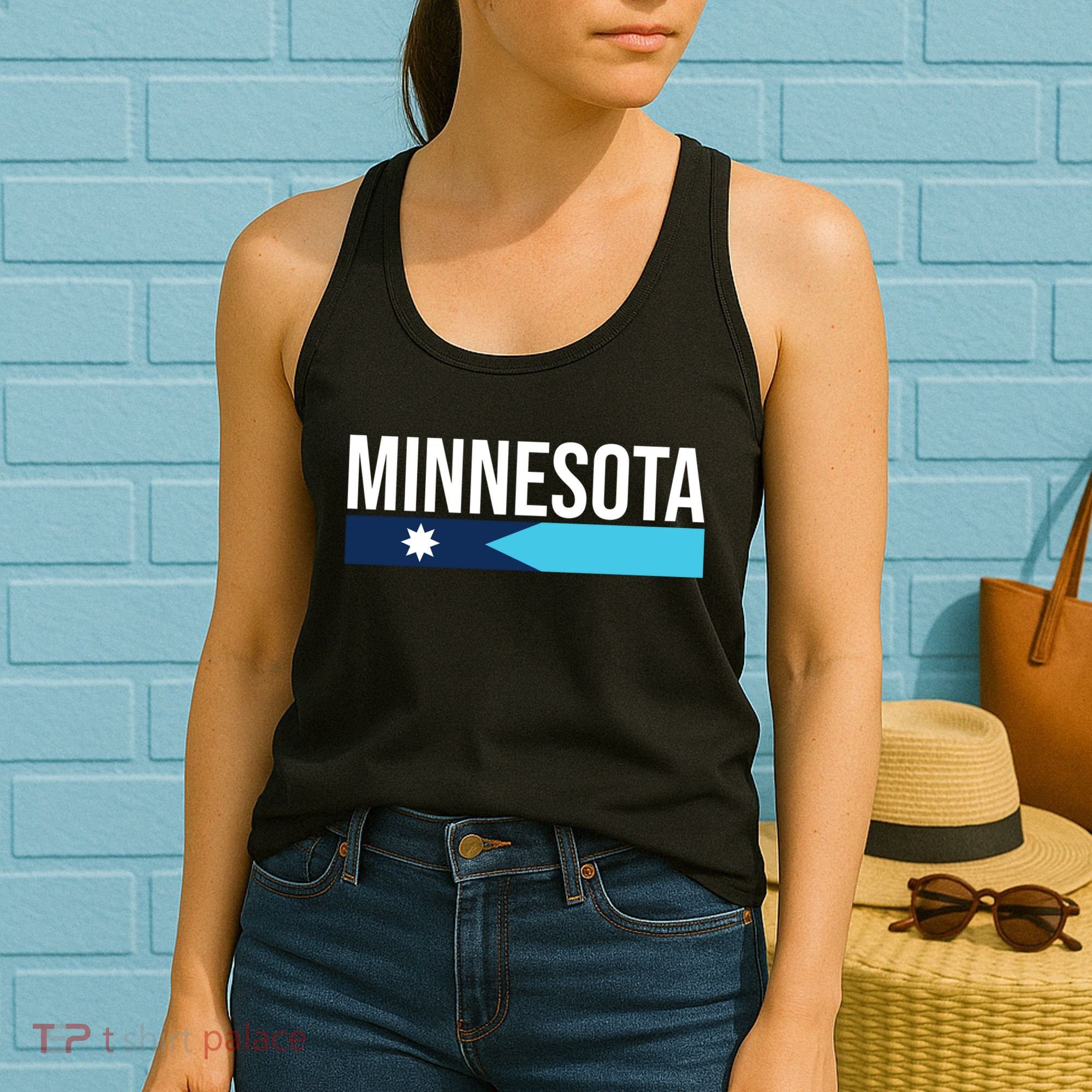 Minnesota New Flag Women's Tank Top