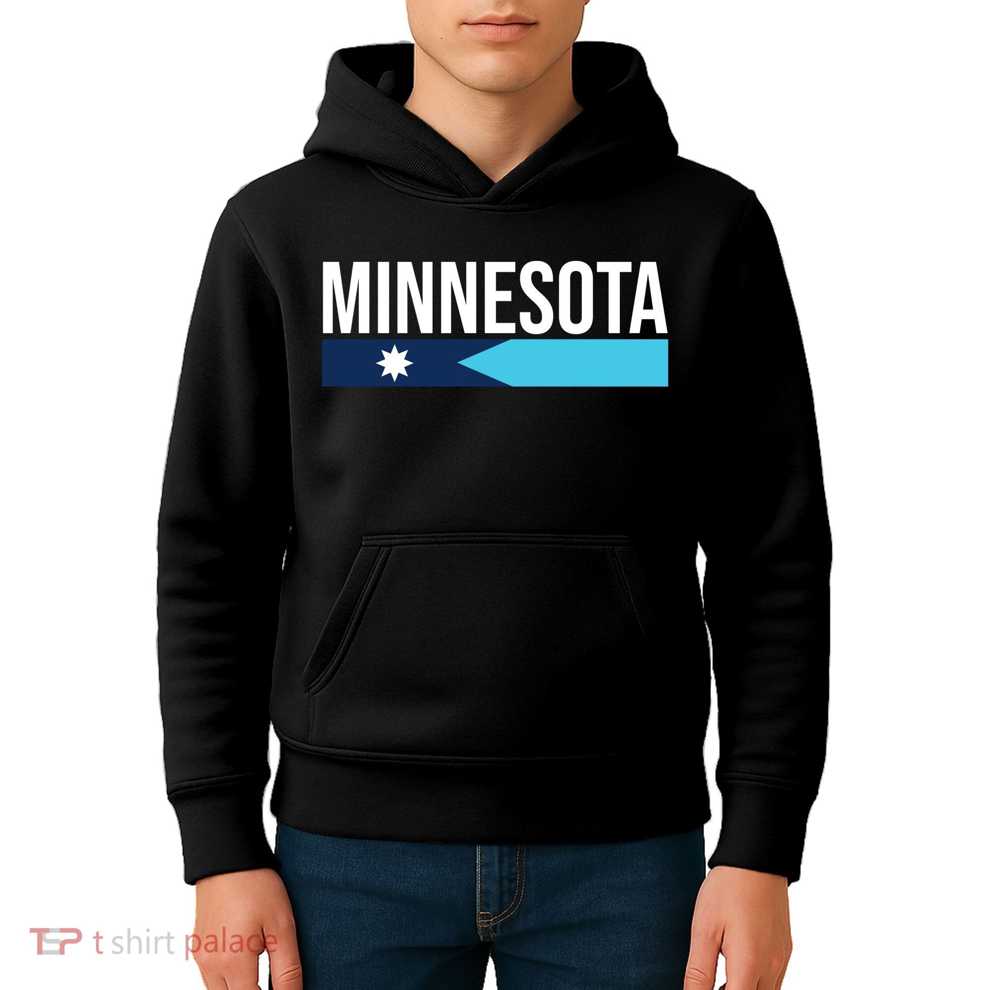 Minnesota New Flag Kids Hoodie