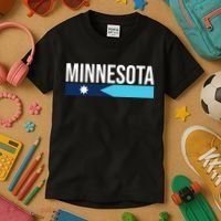 Minnesota New Flag Kids T-Shirt thumb 3