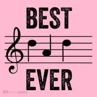 Music Notes Funny Fathers Day Present Best Dad Ever Coaster thumb 2