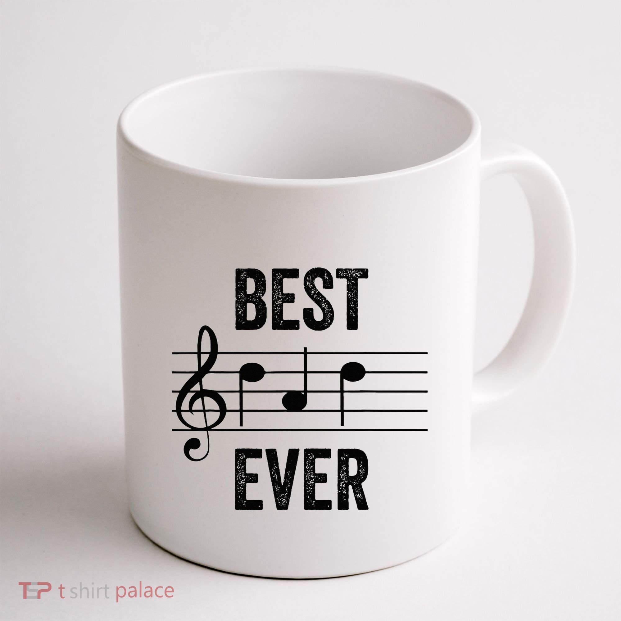 Music Notes Funny Fathers Day Present Best Dad Ever Coffee Mug
