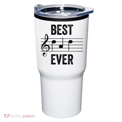 Music Notes Funny Fathers Day Present Best Dad Ever Tumbler