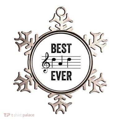 Music Notes Funny Fathers Day Present Best Dad Ever Ornament
