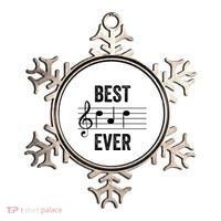 Music Notes Funny Fathers Day Present Best Dad Ever Ornament thumb 0