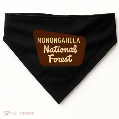 Monongahela National Forest West Virginia Wv Souvenir Gift USA-Made Doggie Bandana