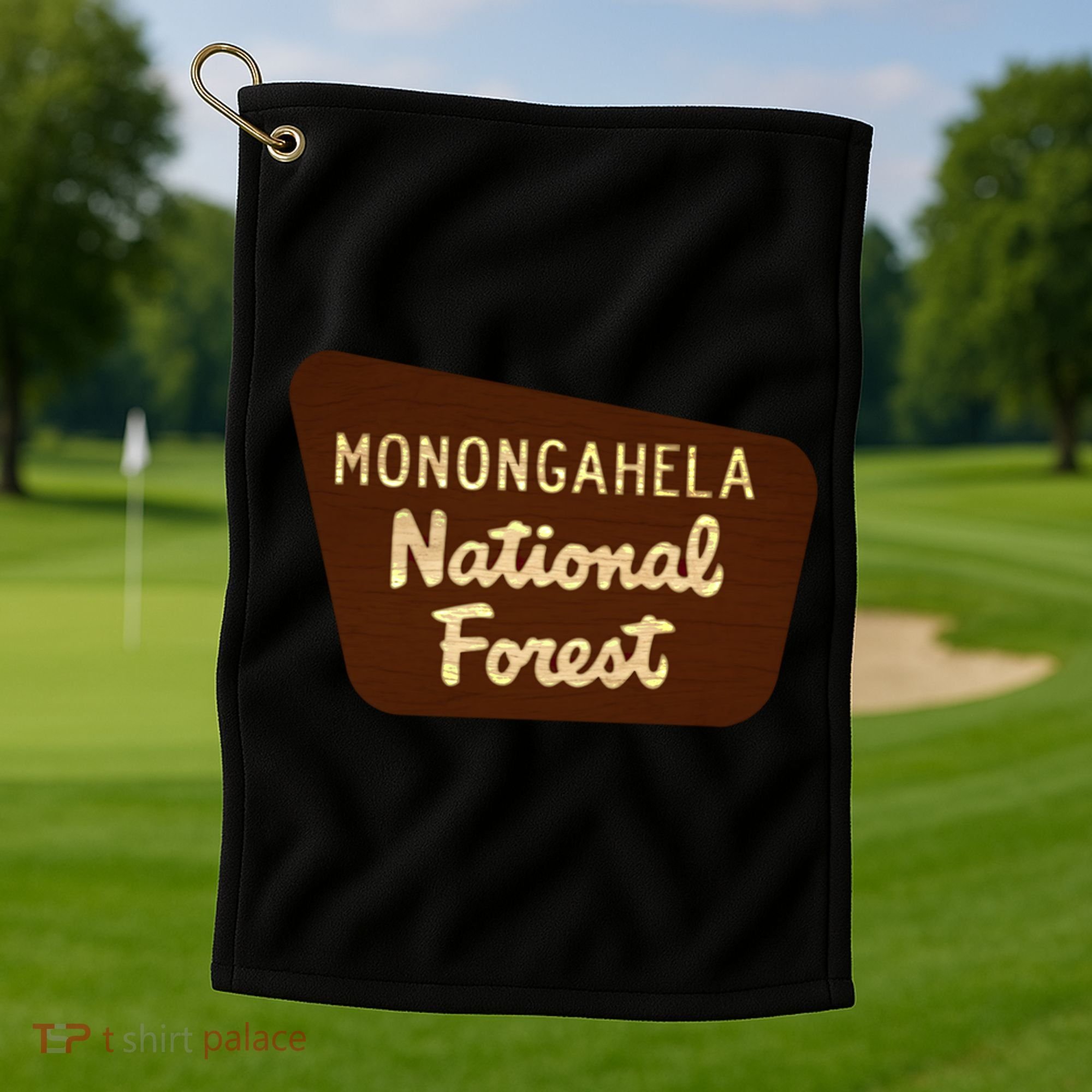 Monongahela National Forest West Virginia Wv Souvenir Gift Golf Towel
