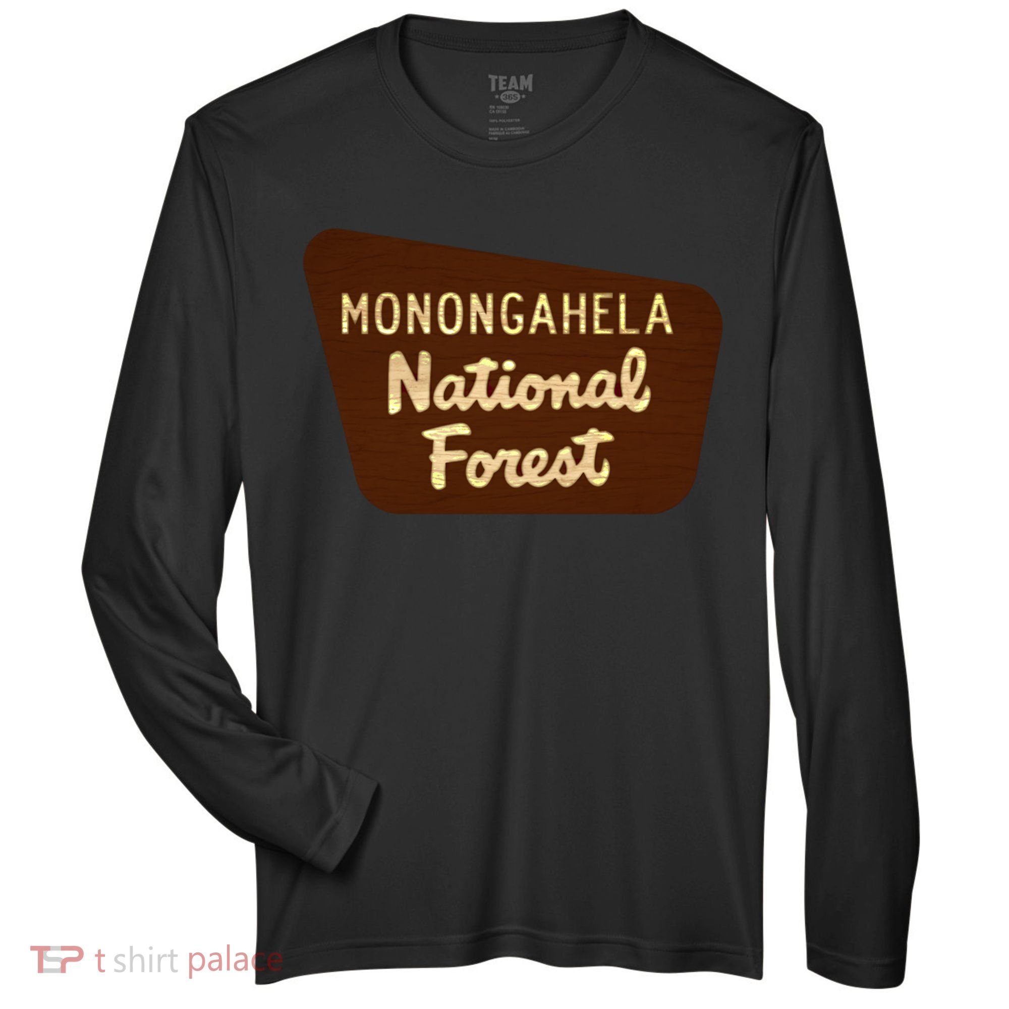 Monongahela National Forest West Virginia Wv Souvenir Gift Zone Performance Long-Sleeve T-Shirt