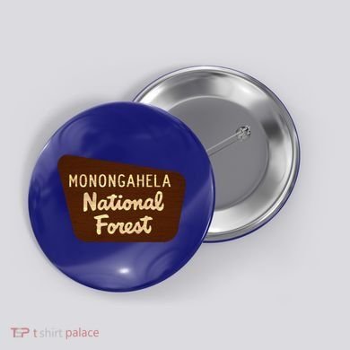 Monongahela National Forest West Virginia Wv Souvenir Gift Button
