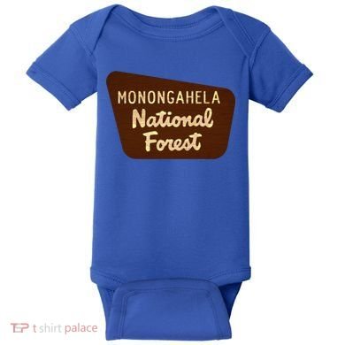 Monongahela National Forest West Virginia Wv Souvenir Gift Baby Bodysuit
