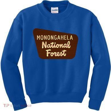 Monongahela National Forest West Virginia Wv Souvenir Gift Kids Sweatshirt