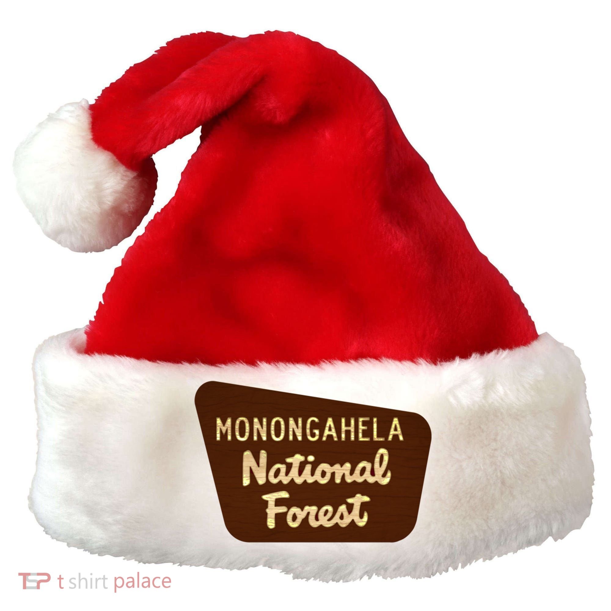 Monongahela National Forest West Virginia Wv Souvenir Gift Santa Hat