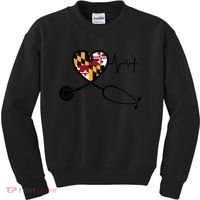Maryland Nurse For International Nurses Day Kids Sweatshirt thumb 0
