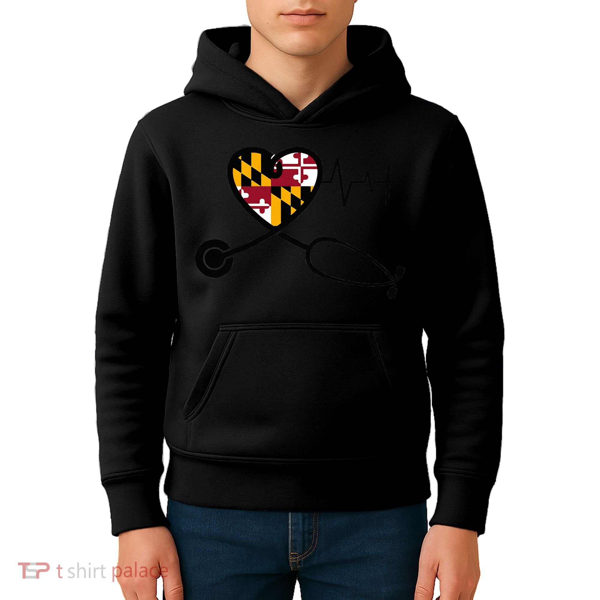 Maryland Nurse For International Nurses Day Kids Hoodie