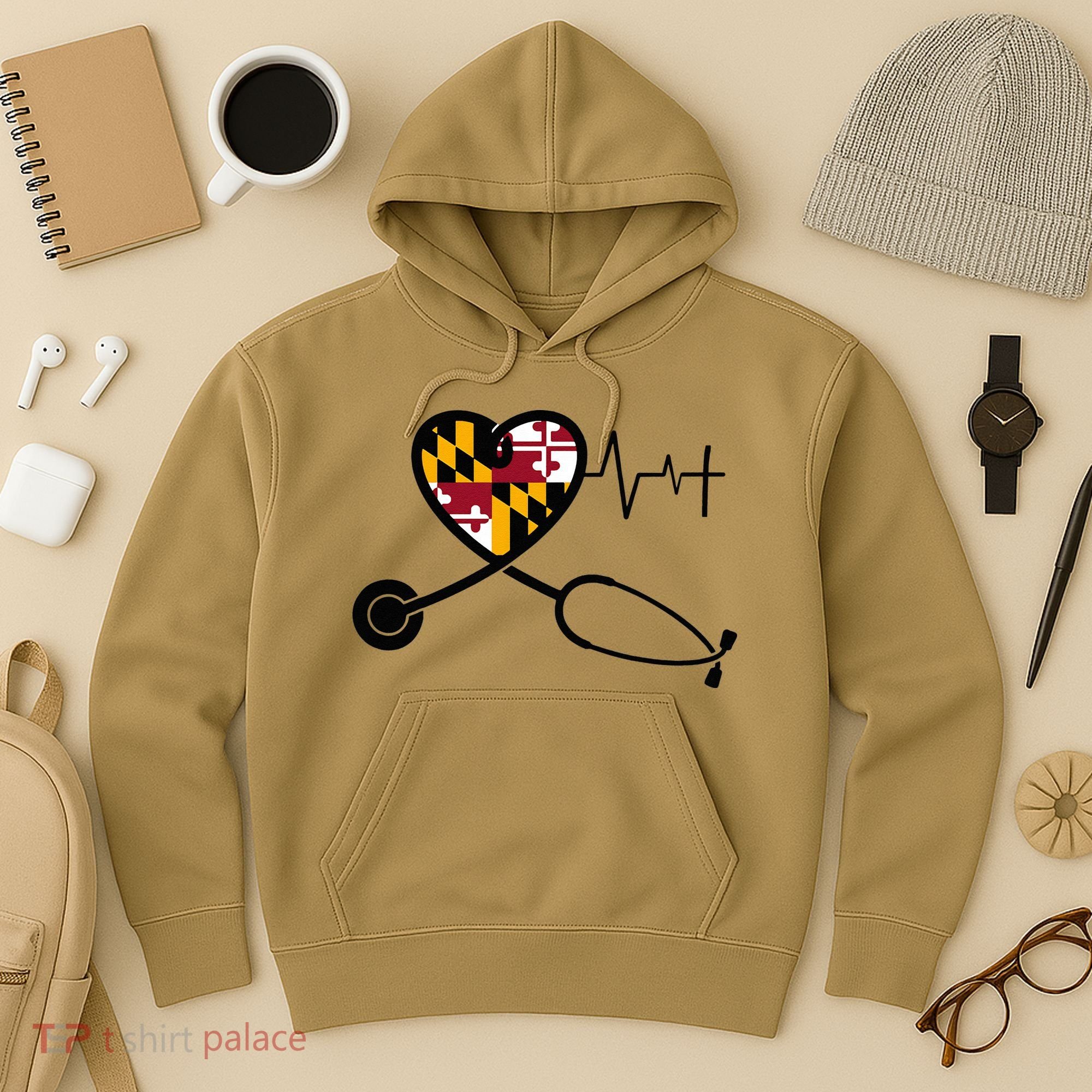 Maryland Nurse For International Nurses Day Hoodie