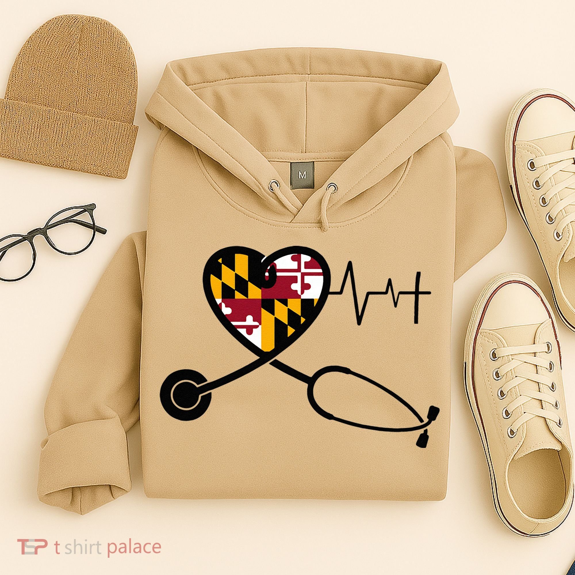 Maryland Nurse For International Nurses Day Hoodie