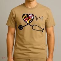 Maryland Nurse For International Nurses Day T-Shirt thumb 3