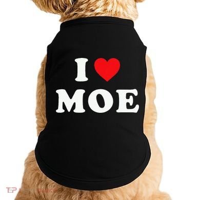 Moe Name Gift I Love Moe Heart Moe Doggie Tank
