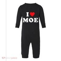 Moe Name Gift I Love Moe Heart Moe Infant Fleece One Piece thumb 0