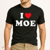 Moe Name Gift I Love Moe Heart Moe Cooling Performance Crew T-Shirt thumb 2