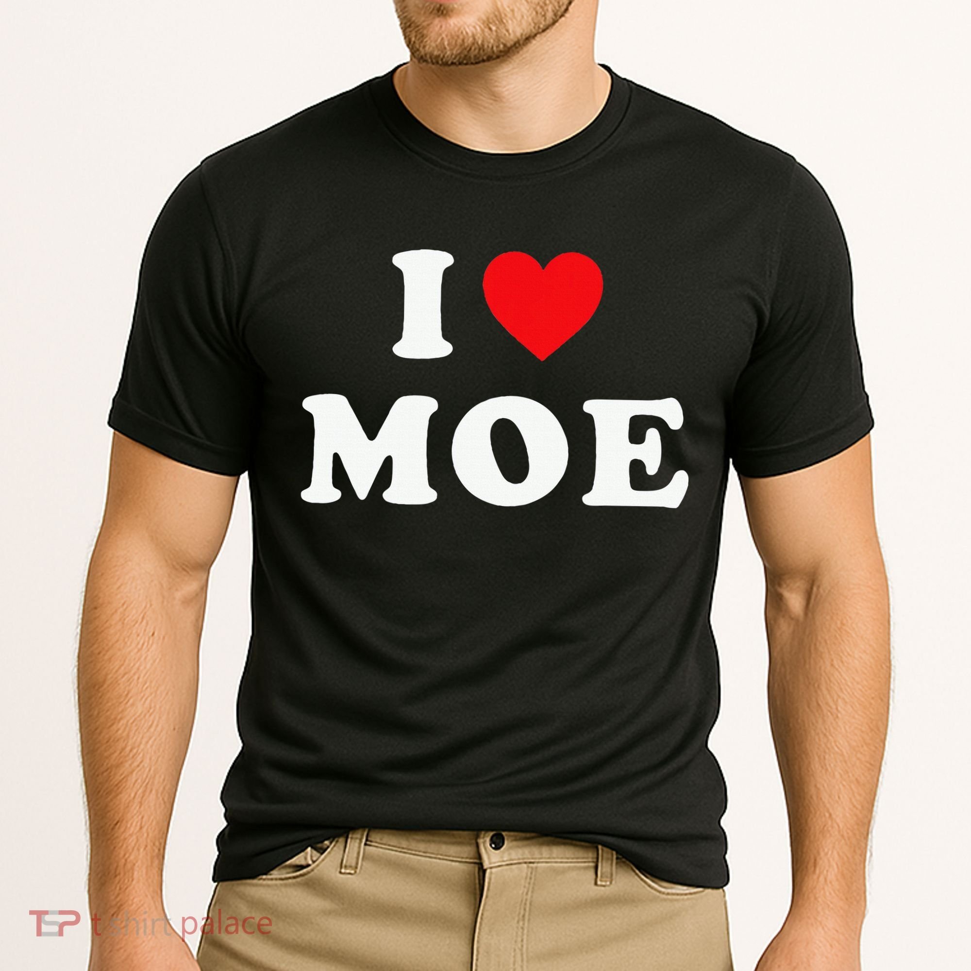 Moe Name Gift I Love Moe Heart Moe Cooling Performance Crew T-Shirt