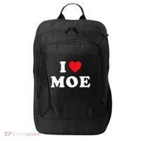 Moe Name Gift I Love Moe Heart Moe City Backpack thumb 0