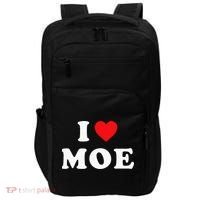 Moe Name Gift I Love Moe Heart Moe Impact Tech Backpack thumb 0