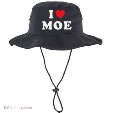 Moe Name Gift I Love Moe Heart Moe Bucket Hat
