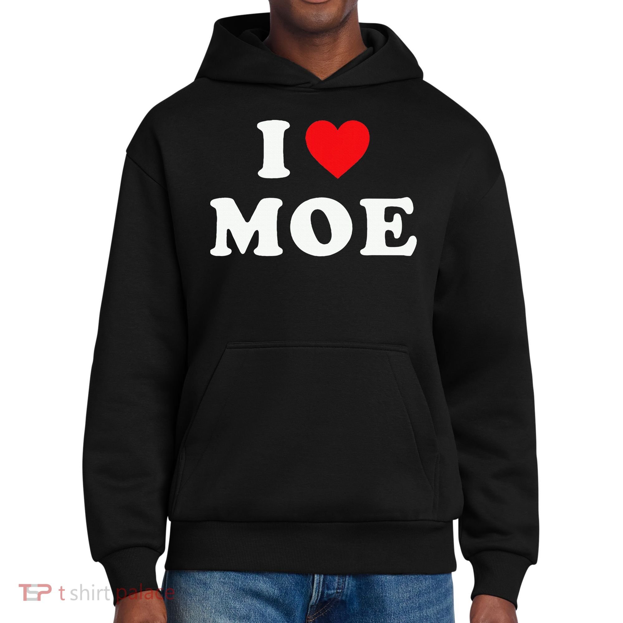 Moe Name Gift I Love Moe Heart Moe District V.I.T. Heavyweight Hoodie
