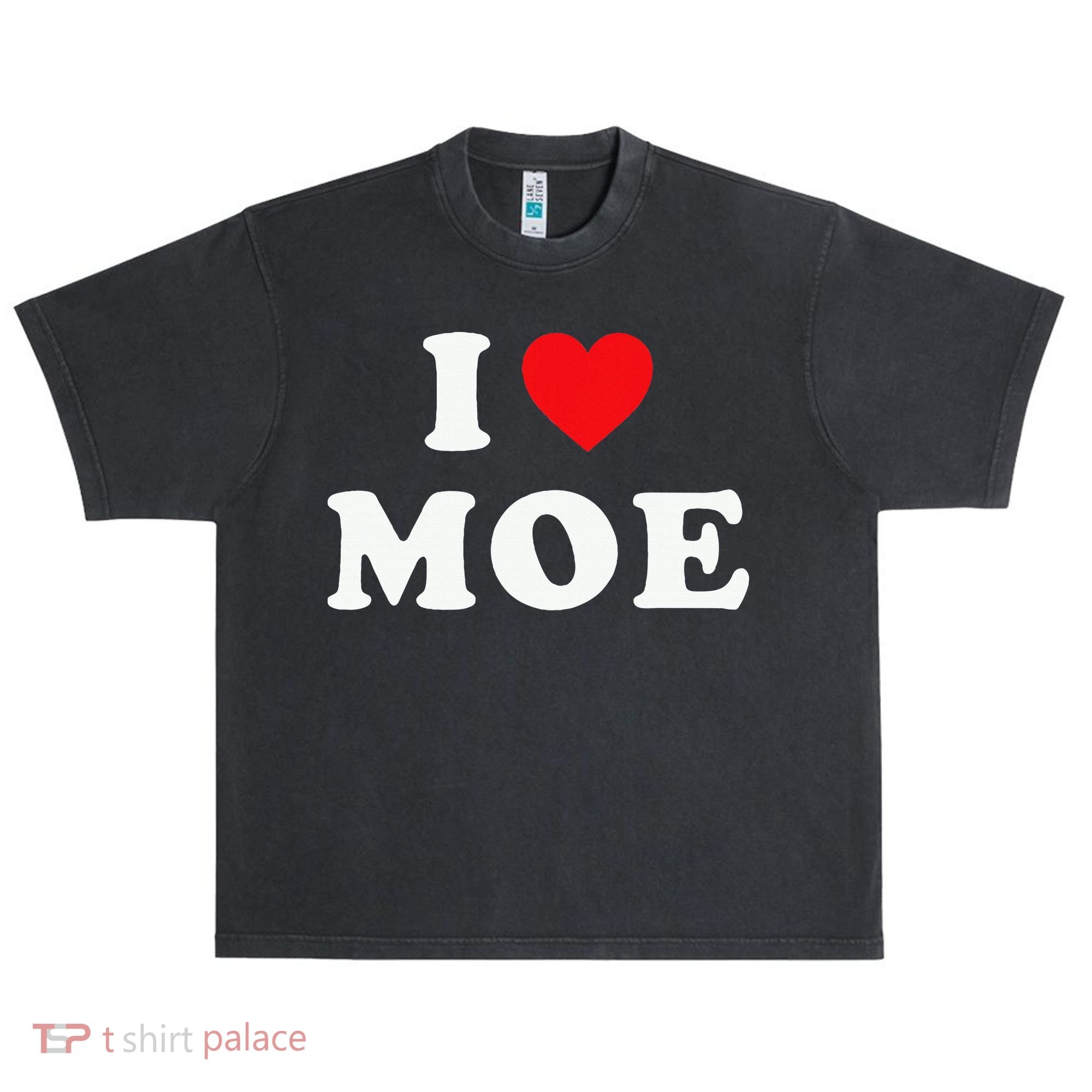Moe Name Gift I Love Moe Heart Moe Urban Oversized Heavyweight T-Shirt