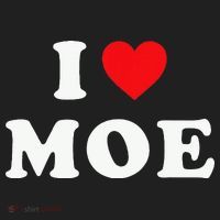 Moe Name Gift I Love Moe Heart Moe Urban Oversized Heavyweight T-Shirt thumb 2