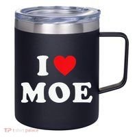 Moe Name Gift I Love Moe Heart Moe 12oz Stainless Steel Coffee Mug thumb 0