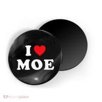 Moe Name Gift I Love Moe Heart Moe Magnet thumb 0
